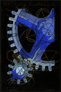 Tableau "Machine tournez vite" de Francis Picabia, 1917.