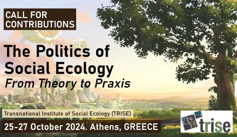 Conferencia TRISE 2024 / La política de la ecología social: de la teoría a la práctica