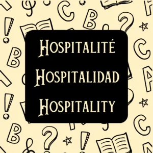 « HOSPITALITÉ » - Abécédaire de l'Écologie Sociale / "HOSPITALIDAD" – Abecedario de la Ecología Social