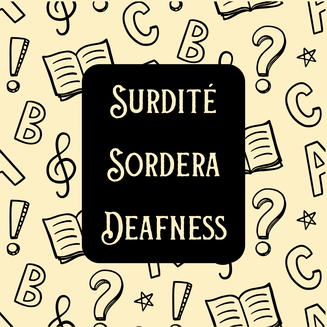 « SURDITÉ » - Abécédaire de l'Écologie Sociale / "DEAFNESS" - Social Ecology ABC