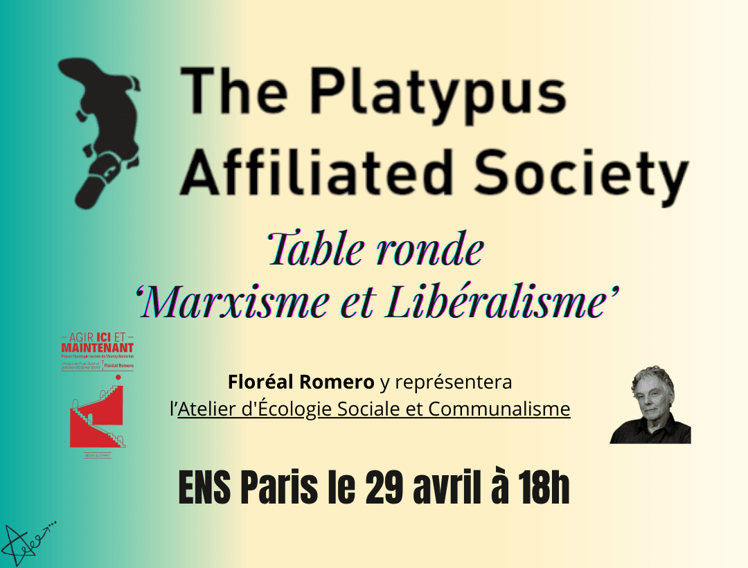 Table ronde ‘Marxisme et Libéralisme’