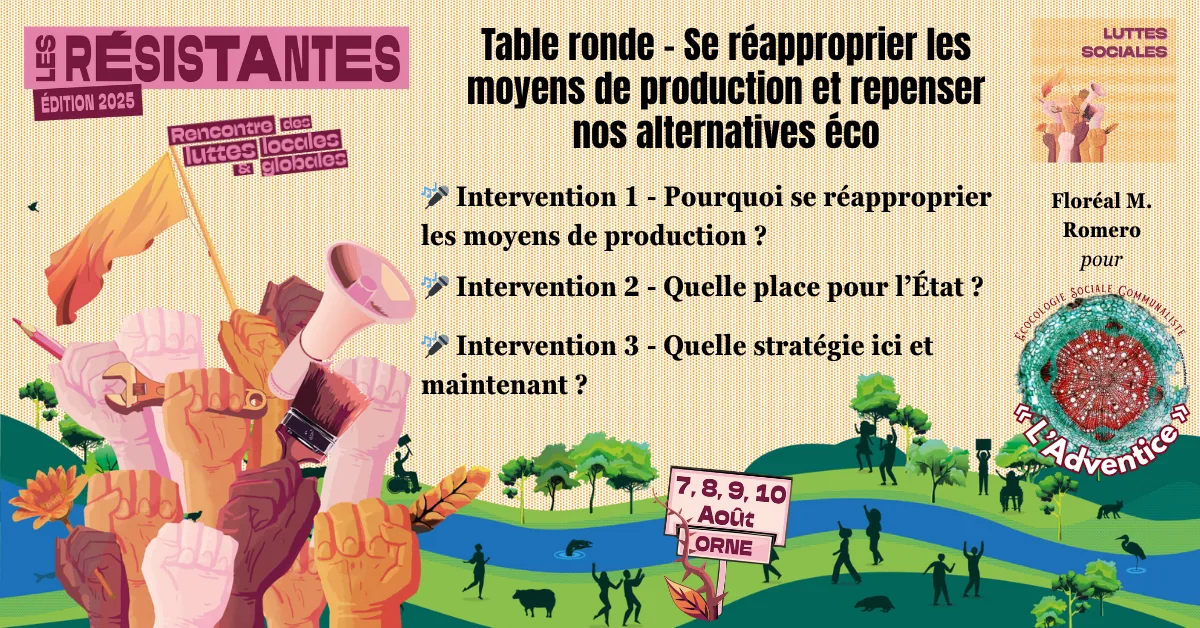 Notre intervention aux Résistantes 2025