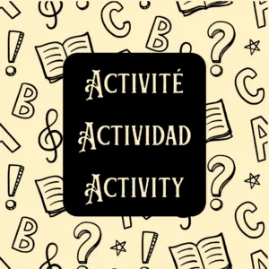 « ACTIVITÉ » – Abécédaire de l’Écologie Sociale