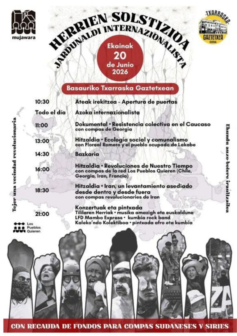 🧨 Solsticio de los Pueblos — Jornada internacionalista 🧨