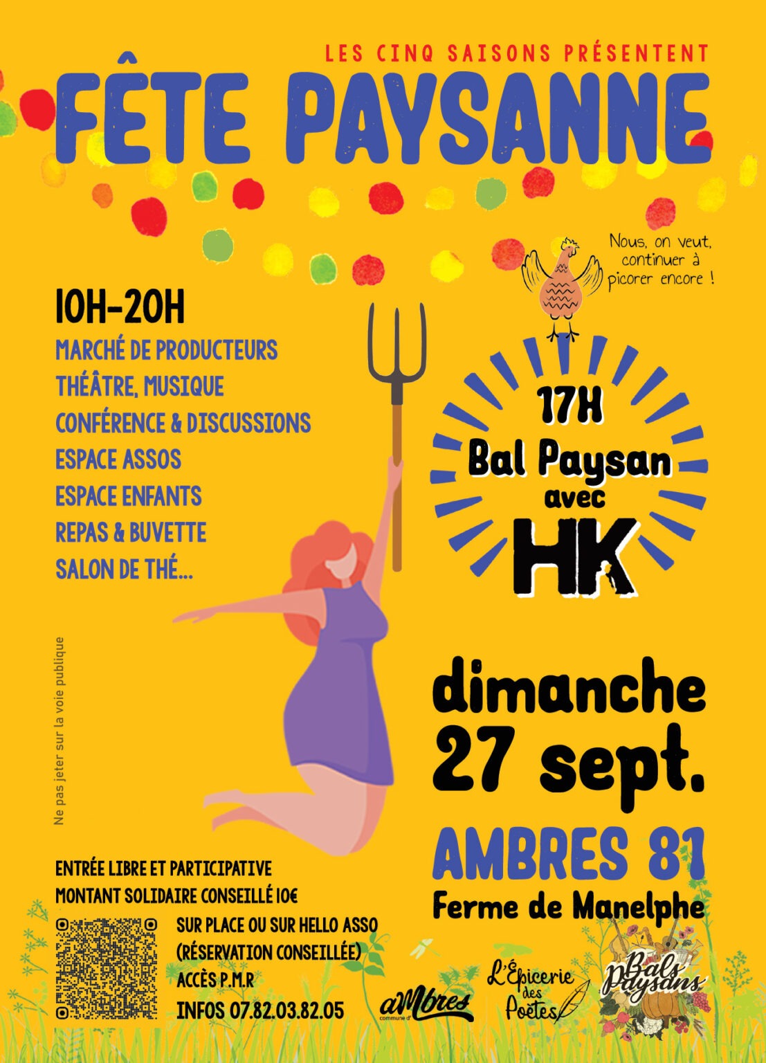 Le 27 septembre, l’écologie sociale dans le Tarn à la Fête de la ferme de Manelphe