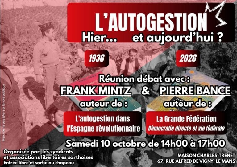 Autogestion, hier et aujourd'hui : 1936 - 2026