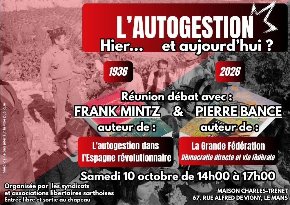 Autogestion, hier et aujourd'hui : 1936 - 2026